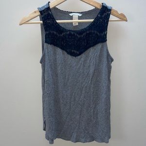 4/$24🦩 H&M Lace Neck Tank